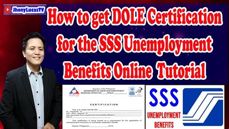 dole certificate of unemployment online